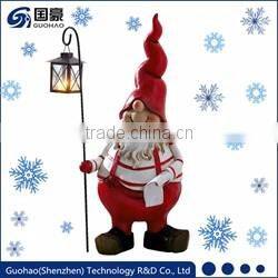 Garden snowman statue, Christmas snowman lanterns decoration