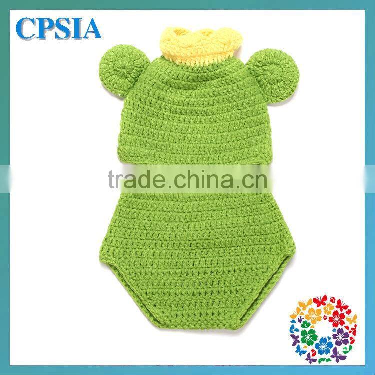 Handmade soft crochet animal knitted newborn warm hats