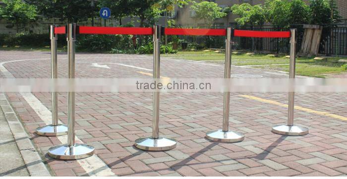 shenzhen supplier of traffic barrier four-way belt for queue line barrier