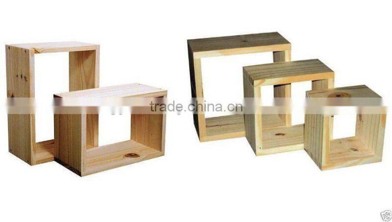 hot sale modern design wood wall shelf