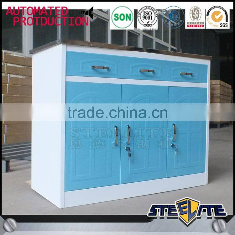 Simple Design Corner Steel Kitchen Wall Cupboard