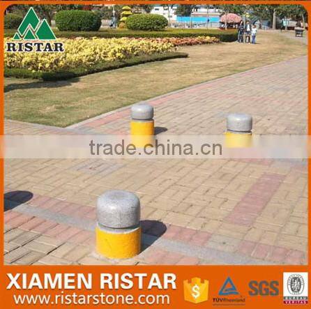Round top granite stone parking bollard stone pillars DIS-P07