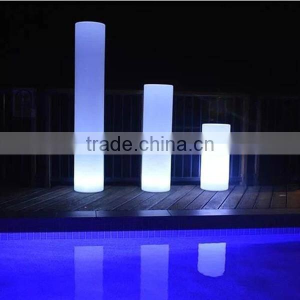 Wireless remote control lighting led column pillar for party decoration