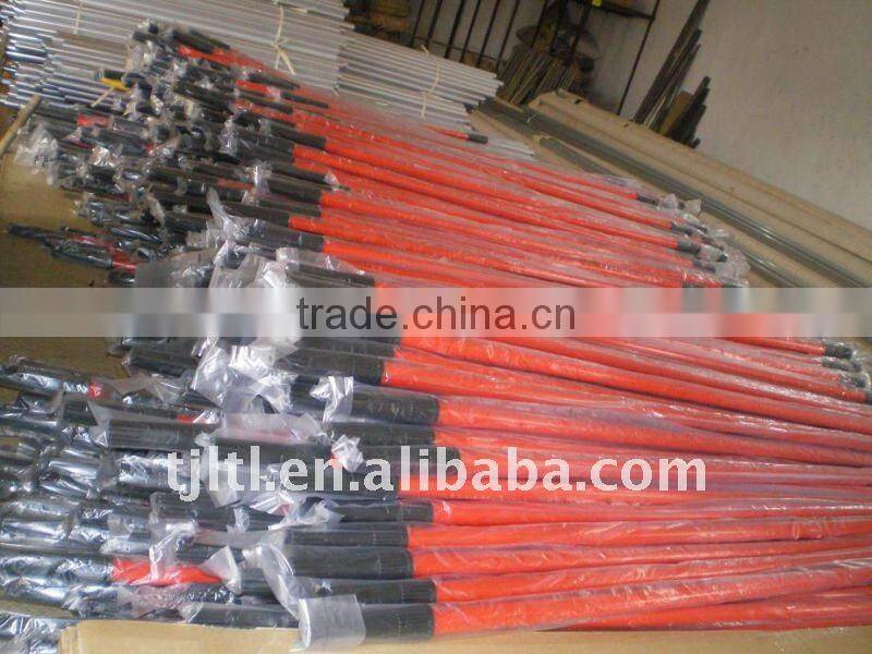 metal and broom handle