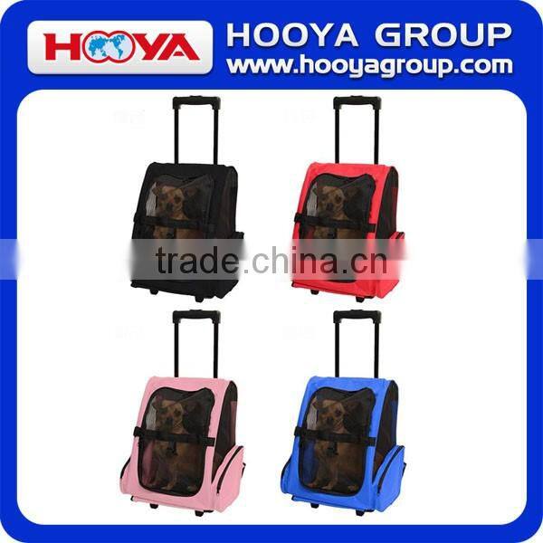 Multi-functional pet carrying bags trolley multipurpose pet dog bag