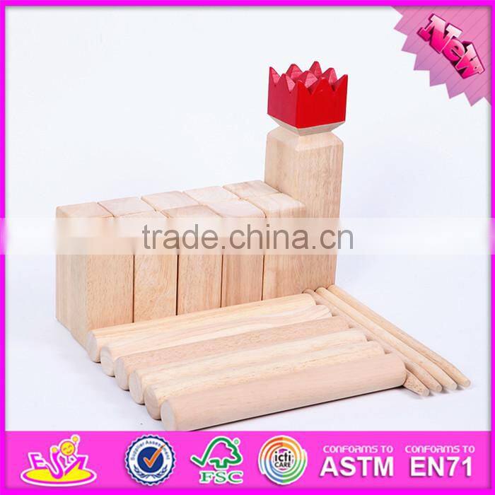 2016 Outdoor garden the king and the soldiers wooden toy garden outdoor W01A174