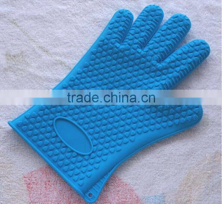 Multi Using Silicone Heat Resistant Dishwashing Cooking Grill Gloves