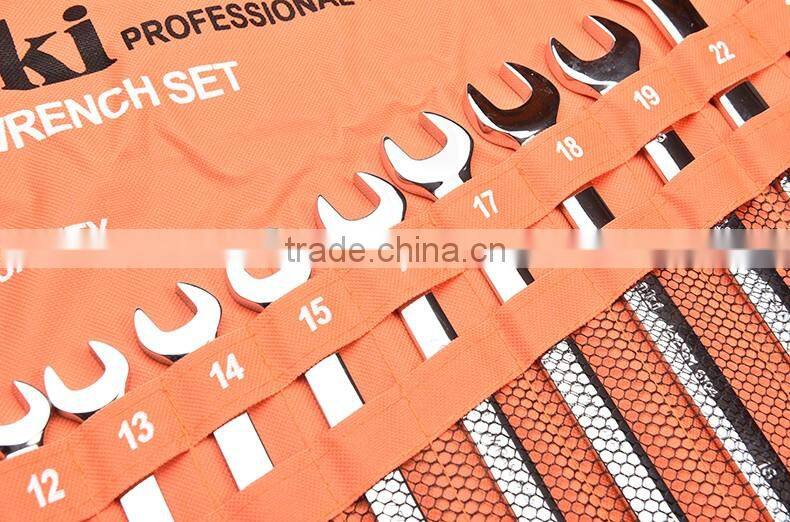 AK-6140 14pcs 8-24mm polish combination wrench set