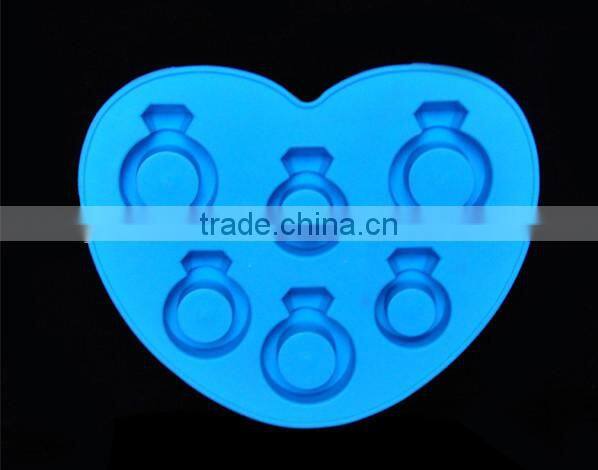 Fashion silicone ice cube tray for shooter glass mold