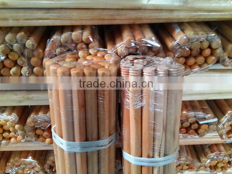 110/120/130/140/150cm*2.2/2.3/2.5/2.8cm/varnished wooden broom handle/varnished wooden broom stick(Can be customized)