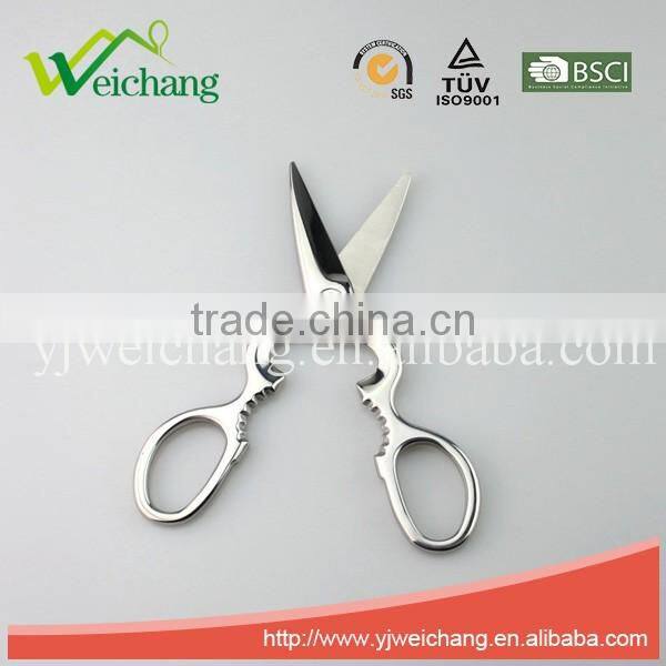 WCJ654 Hot Sale Scissors Stainless Steel Can Opener with Fish cutting scissors
