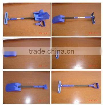 Telescopic 3-in-1 car snow brush set