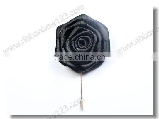 handmade ribbon flower brooches