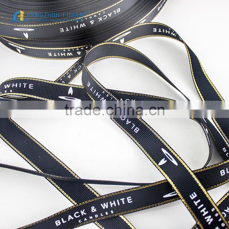 Top Level Wholesale Grosgrain With Gold Yarns