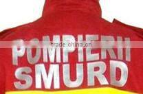 mens button front hi vis fire retardant workwear coverall suit