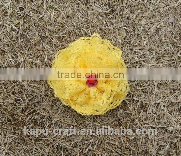 Wholesale hobby lobby handmade pink lace cheap artificial flower