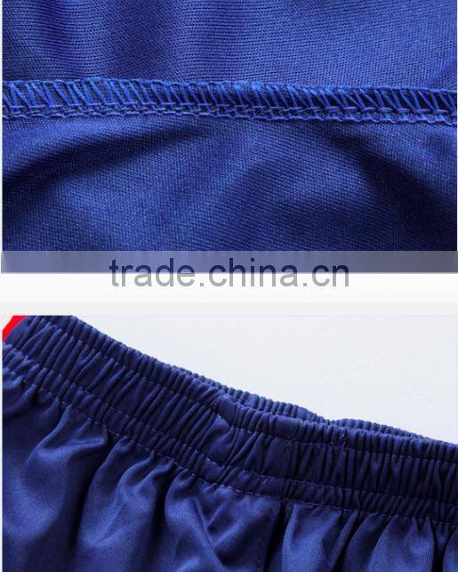 OEM Sublimated quick dry club team kids football single jersey sets 100% polyester soccer team jersey uniforms