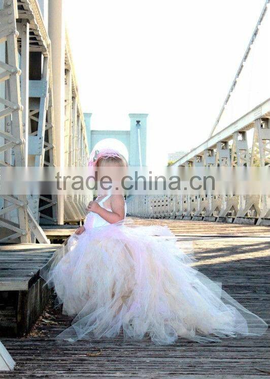 newest strip style baby girls party dresses