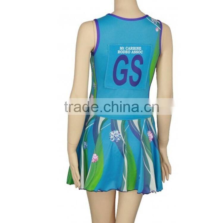 Pro team custom netball jersey custom sublimation basketball jersey netball dresses