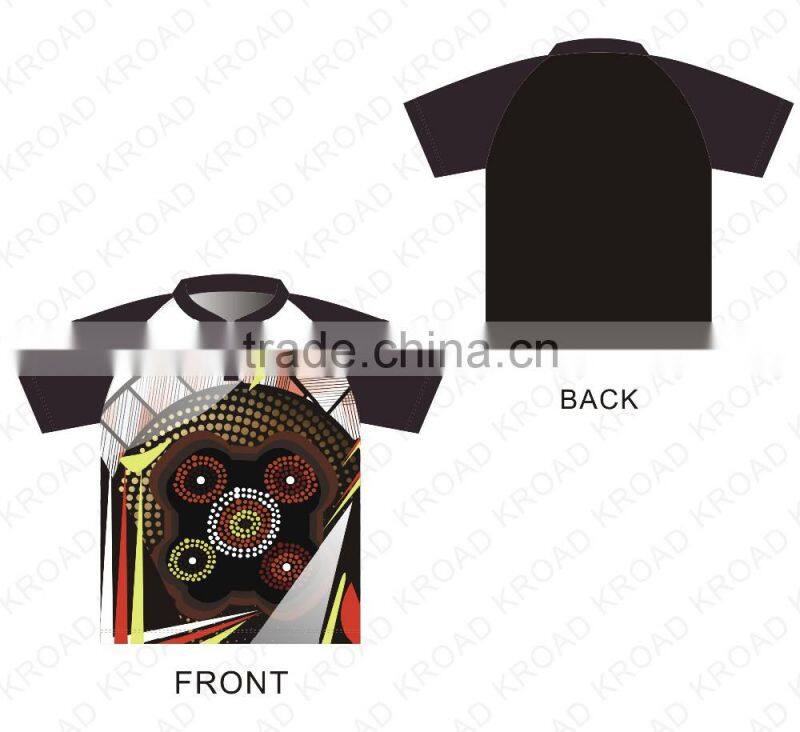 New style rugby shirt, 100% polyester all blacks rugby jersey