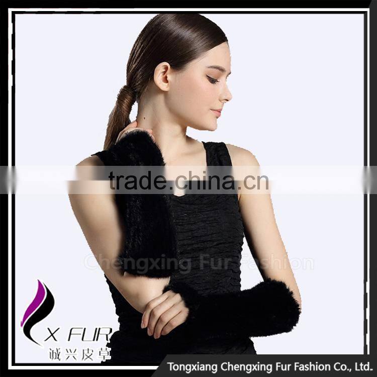 CX-A-68B 2017 Winter Excellent Cute Mink Fur Leather Gloves