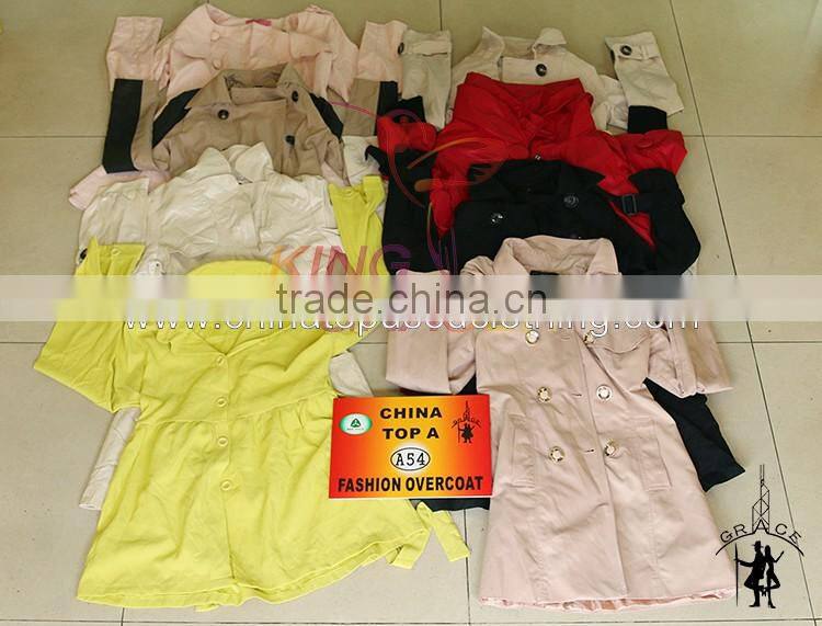 second hand recycling used Woolen coat for women