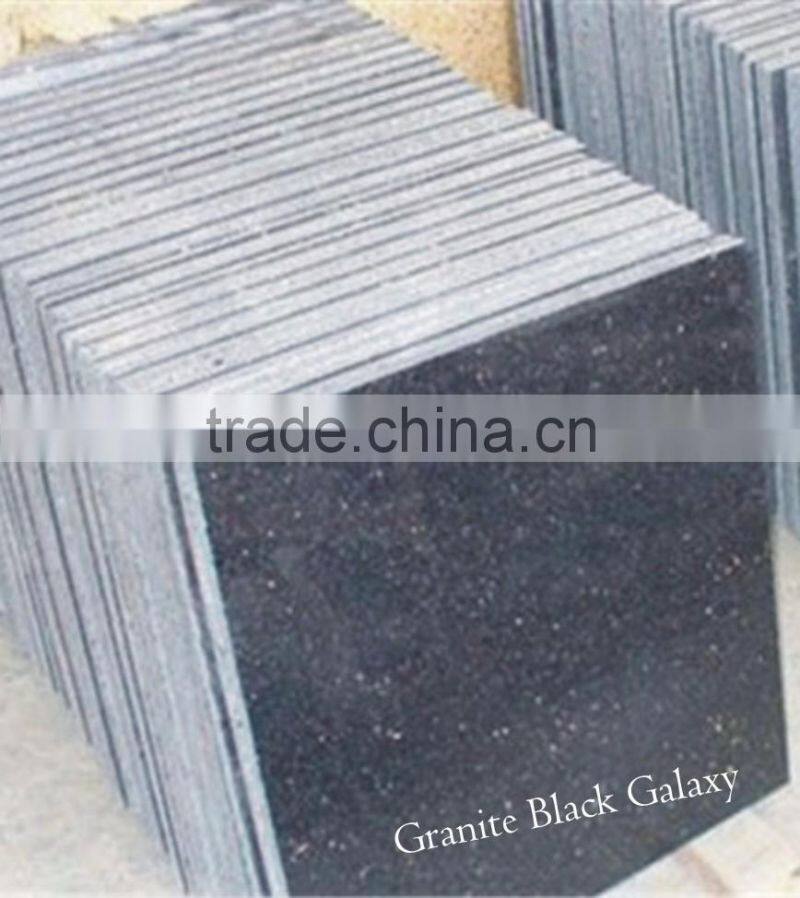 Granite Tiles Black Galaxy