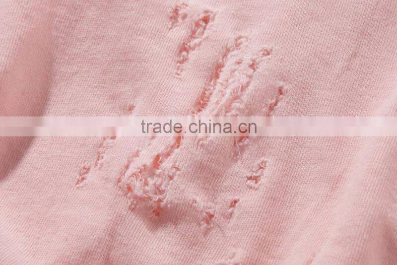 hip hop clothing distressed hoodie short sleeve sweatshirts