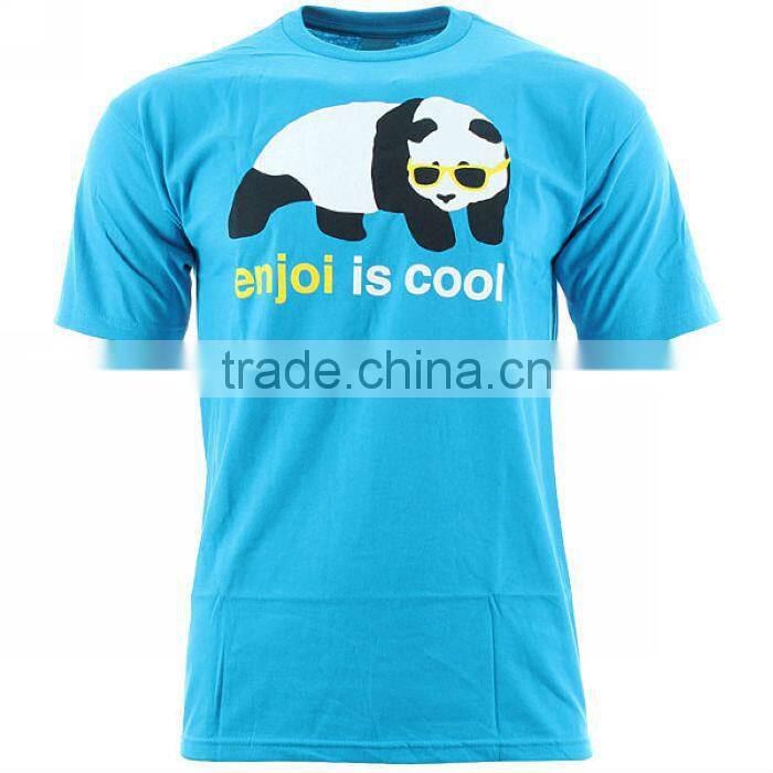 Solid Color Animal Print Men's Sport T-Shirt