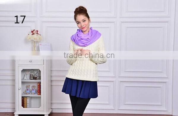 new design high quality 20color choice new solid acrylic material scarf women