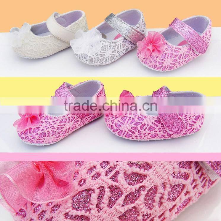 2014 Latest arrive !Fashion Lovely rose flower Infant shoes,baby shoes baby girl Toddler shoes wholesale
