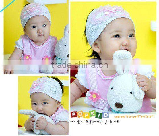 2014 Handmade Lace Hair Bow Wholesale Kids Hair Alligator Clip