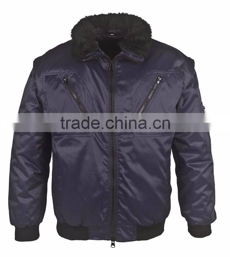 3 in 1 workwear warm men pilot jacket winter bomber jacket