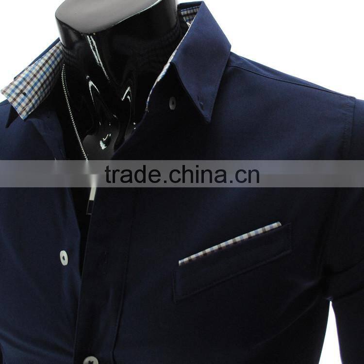 New style slim fit 100% cotton plain fashion t shirt for man