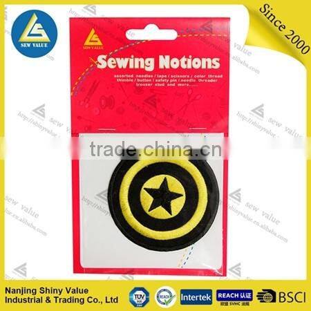 customized cheap embroidered iron-on patches for clothes/bags/cloth toys/DIY use