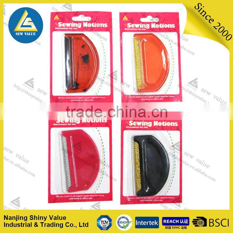 2pcs Pack Plastic Handle Fuzz Removing Usage Metal Brush Type Cashmere Eomb For Wool Cloth