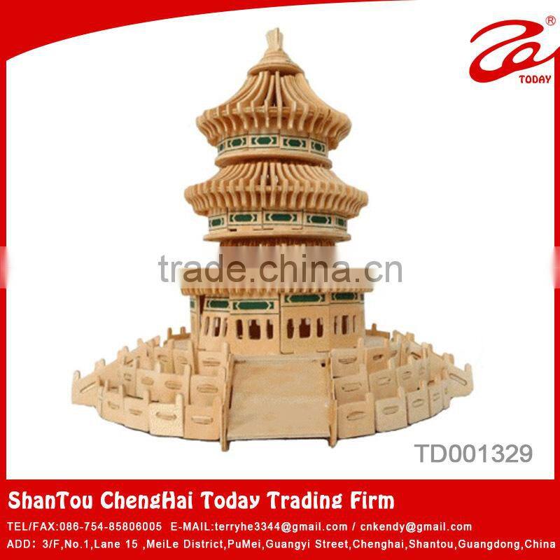 3D wooden puzzle statue of liberty souvenirs