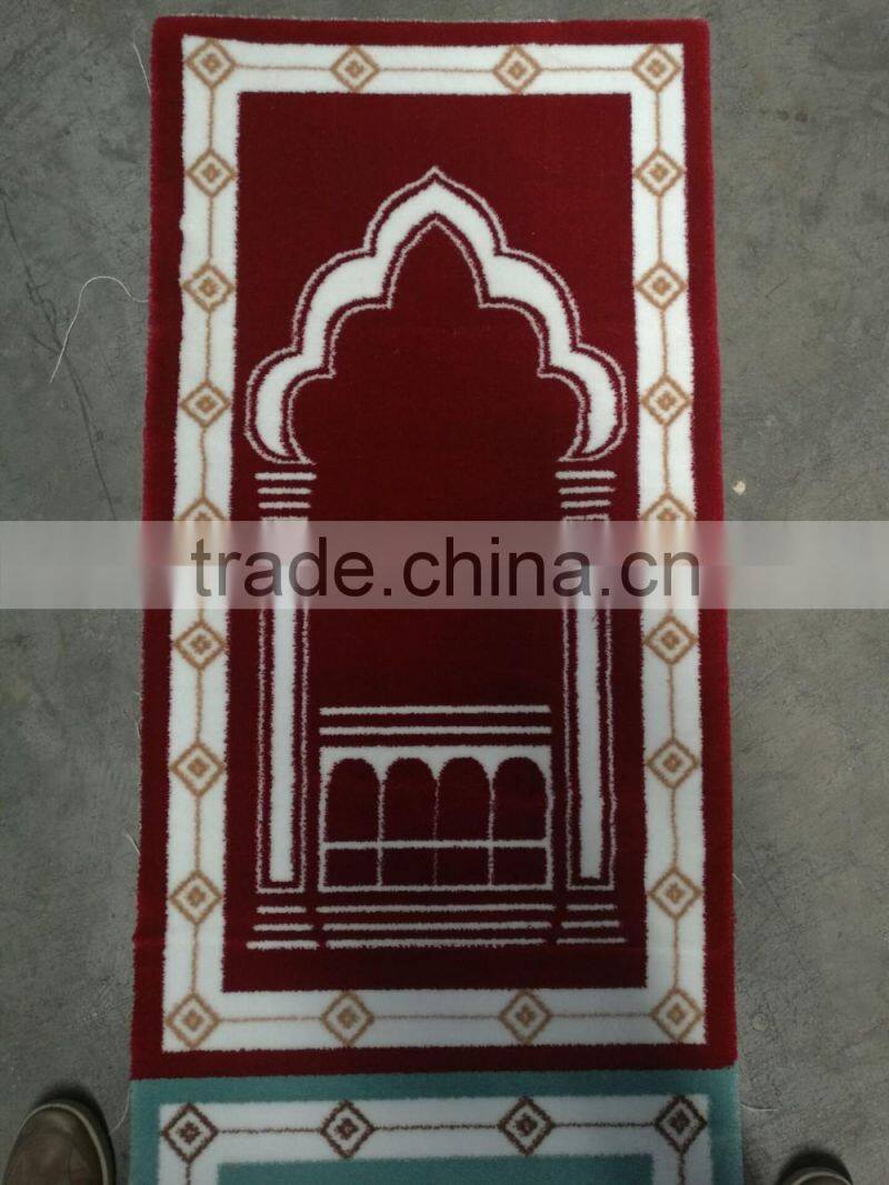 100% polypropylene top quality muslim use mosque prayer carpet