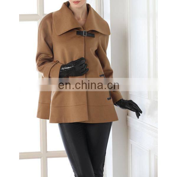 Wholesale low price cashmere wool winter coat