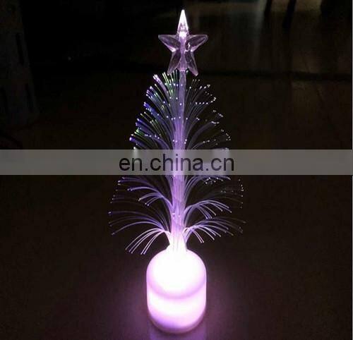 Promotional Gifts Fiber Optic led Mini Christmas Tree color changing
