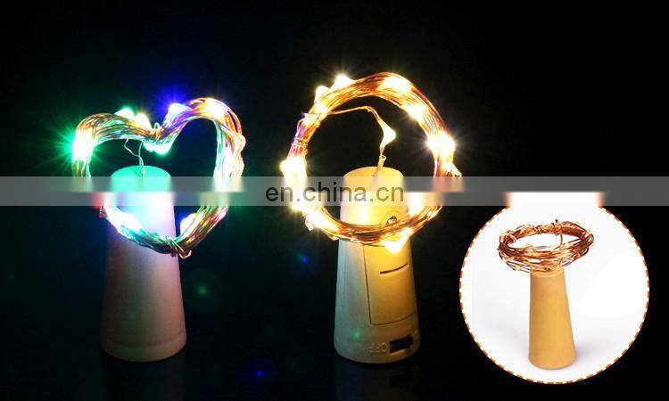Wholesale 20 Lights LED Bottle Cork Fairy String Light for Wedding