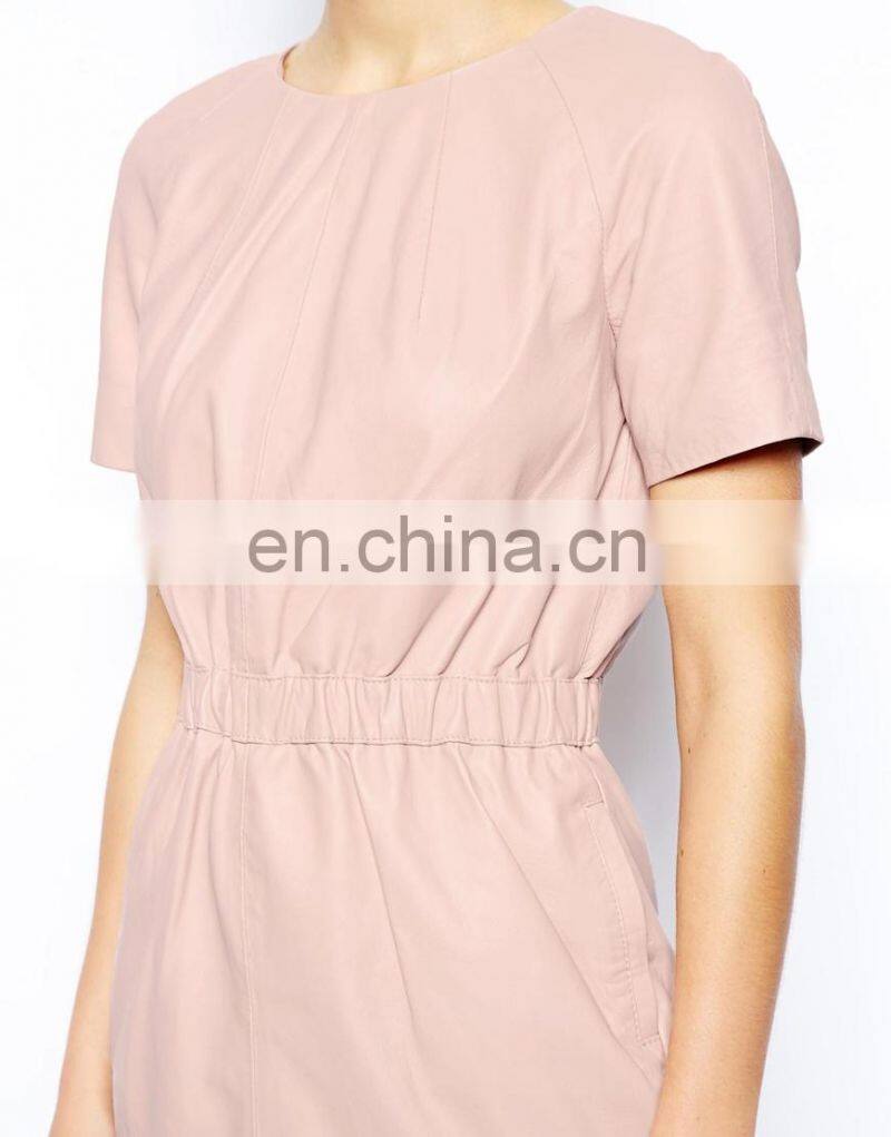 CHEFON Premium Leather Mini Wiggle petite casual dresses