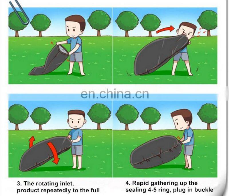 Inflatable lounge bag hammock air bed banana sofa