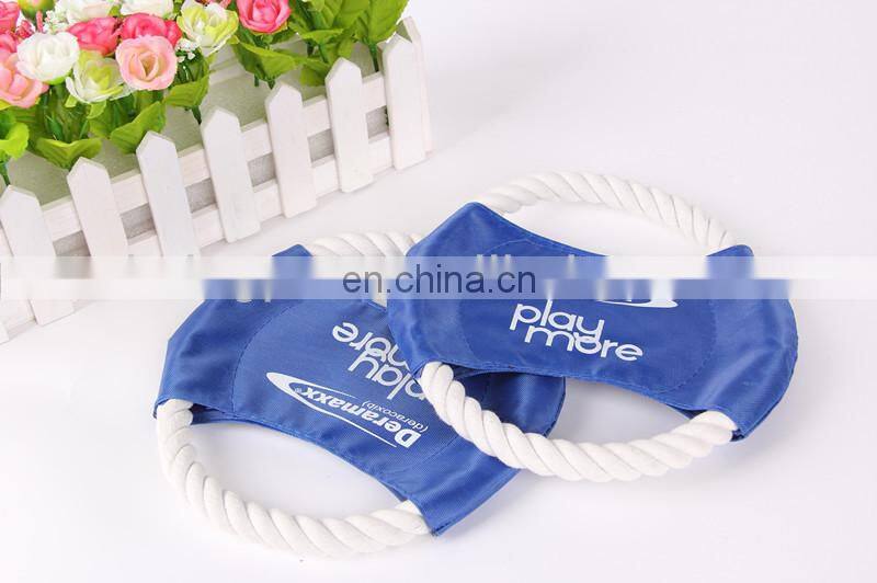 2014 Hottest Sell Dog Training Toy Cotton rope Frisbee