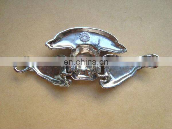 brand new bronze winged skull belt buckle