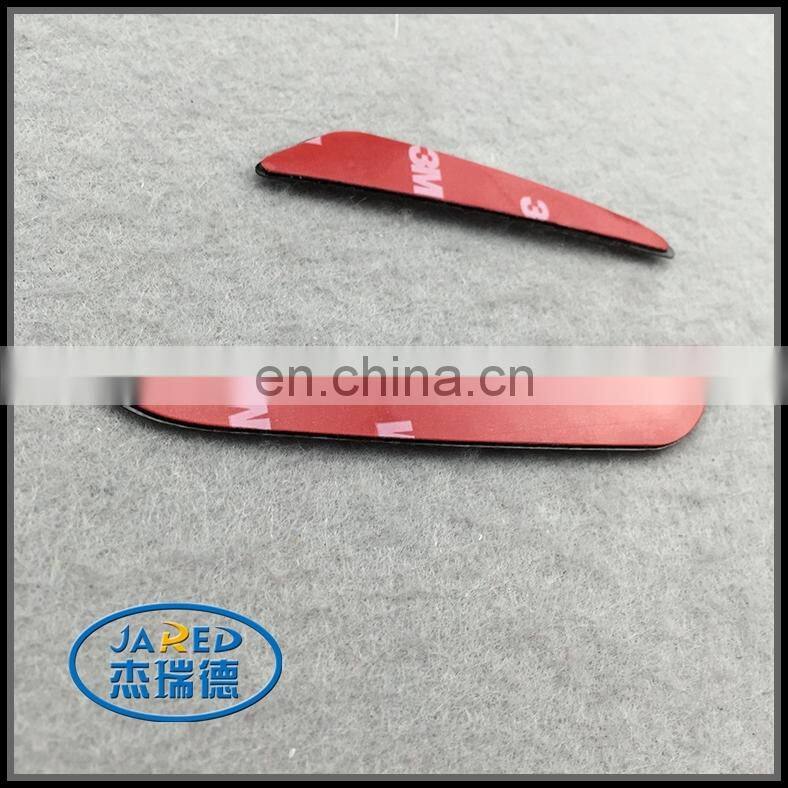 Custom Shape Design Real Carbon Fiber Epoxy Sticker Car Emblem Badge with 3M Self-adhesive