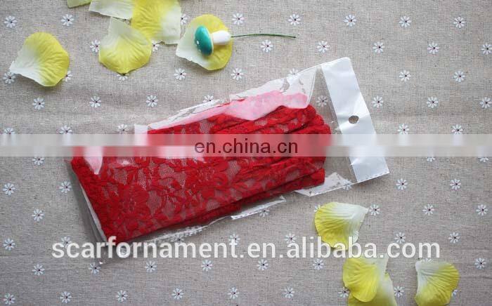 women's sexy black red white ivory wrist length wedding hand gloves driving short lace bridal gloves