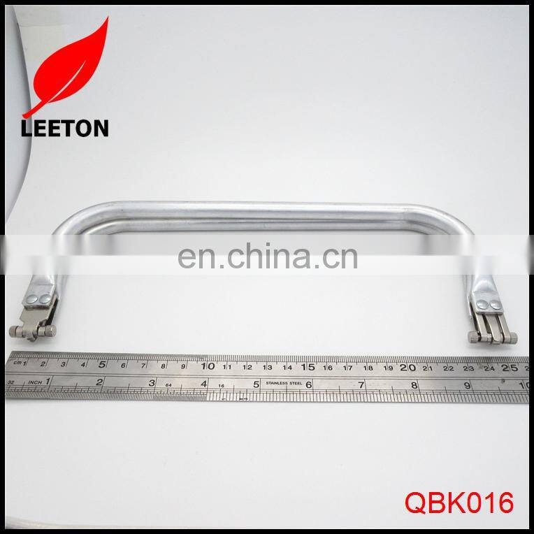 Factory supply 250mm aluminum metal hinged purse frame