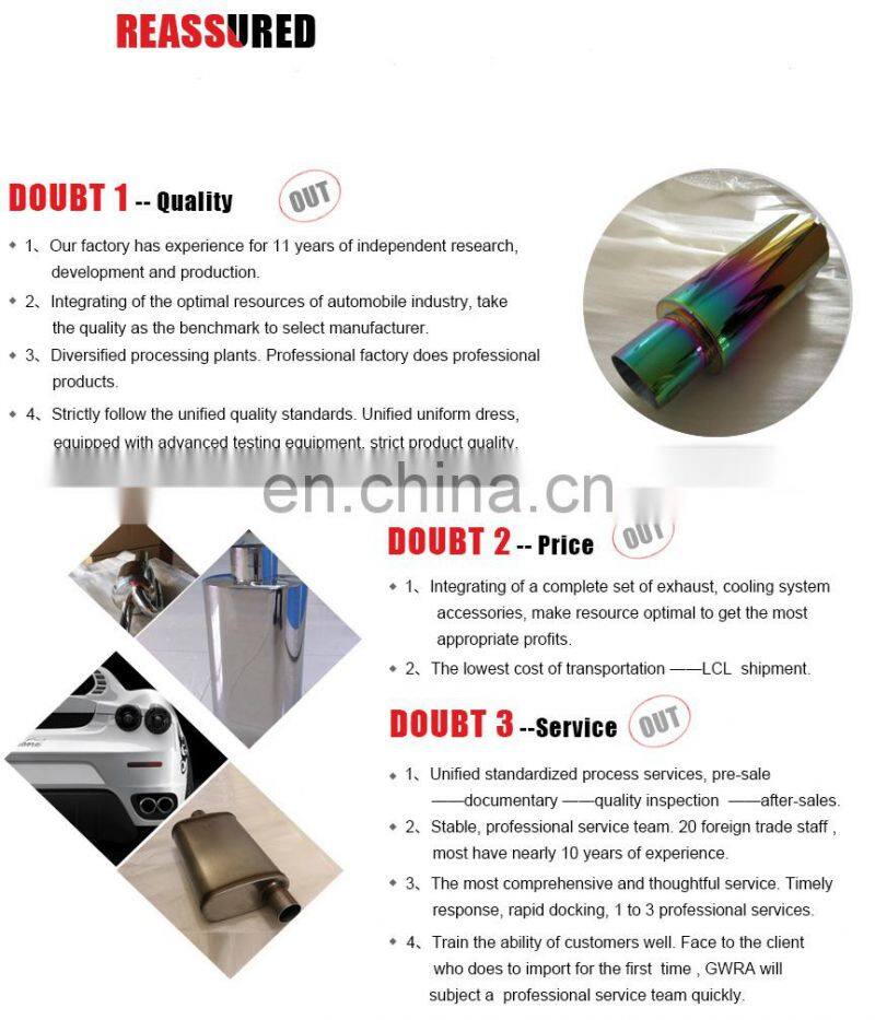 loud control header car pipe exhaust muffler