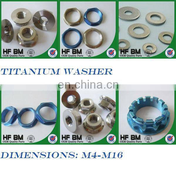 Good Motorcycle Titanium Flanged Hex Bolt